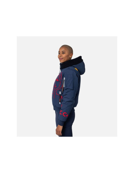 Kurtka rossignol w yety fleecy bomber jkt niebieski