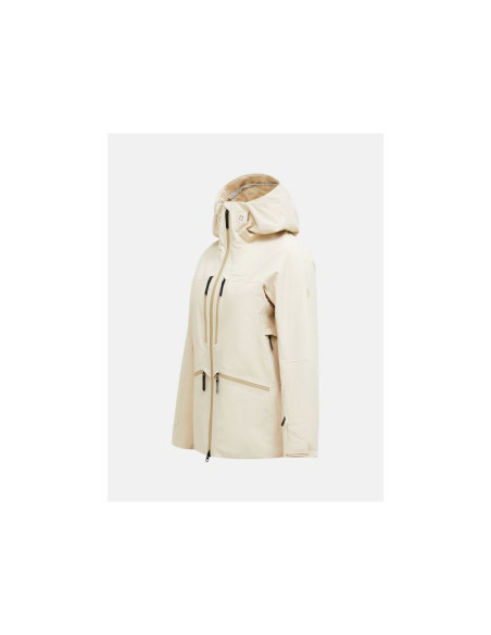 Kurtka peak performance w whitelight apx jacket piaskowy