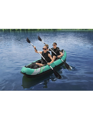 Bestway 65052 / 24 kajak sportowy 2 os. czarny, zielony, szary, miętowy kopolimer akrylonitrylo-butadieno-styrenowy (abs), nylon