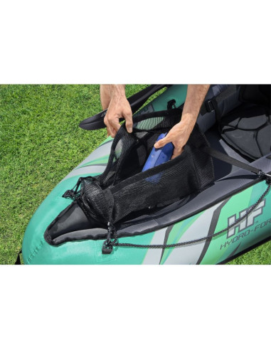 Bestway 65052 / 24 kajak sportowy 2 os. czarny, zielony, szary, miętowy kopolimer akrylonitrylo-butadieno-styrenowy (abs), nylon