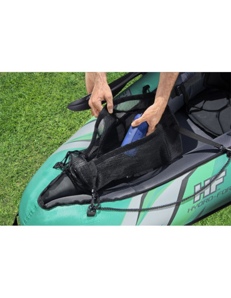 Bestway 65052 / 24 kajak sportowy 2 os. czarny, zielony, szary, miętowy kopolimer akrylonitrylo-butadieno-styrenowy (abs), nylon
