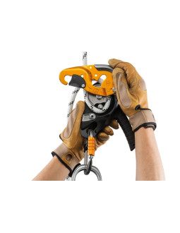 Przyrząd zjazdowy czarny marki petzl 2