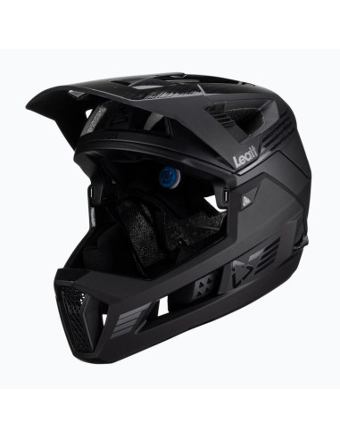 Kask rowerowy z wypinaną szczęką leatt helmet mtb enduro 4.0 v23 rozmiar l, czarny