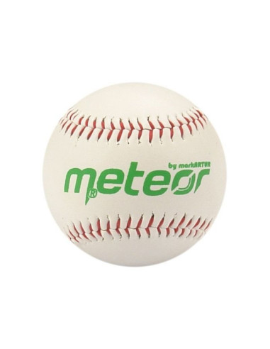 Piłka baseball meteor skóra syntetyczna 130g
