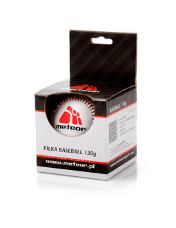 Piłka baseball meteor skóra syntetyczna 130g 2