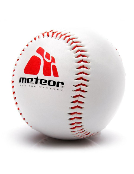 Piłka baseball meteor skóra syntetyczna 130g