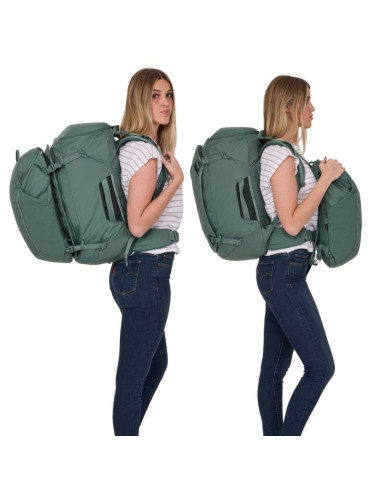 Plecak podróżny thule landmark travel pack 60l woman - hazy green | thule