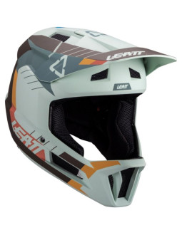 Kask rowerowy typu full face leatt helmet mtb gravity 2.0 v25 rozmiar m, miętowy 2