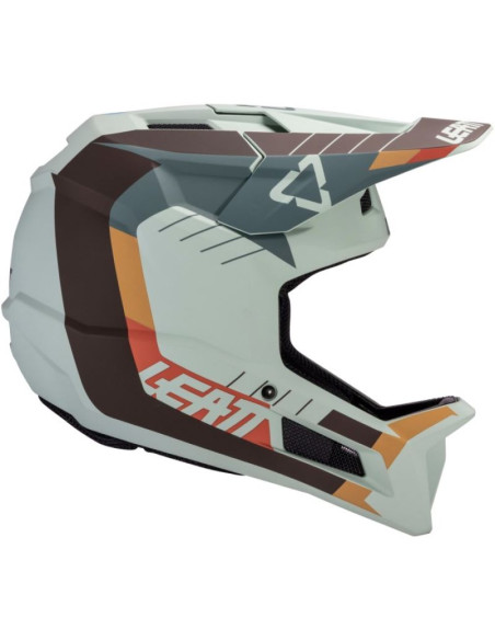 Kask rowerowy typu full face leatt helmet mtb gravity 2.0 v25 rozmiar m, miętowy