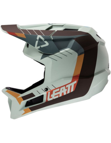 Kask rowerowy typu full face leatt helmet mtb gravity 2.0 v25 rozmiar l, miętowy