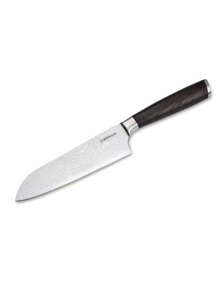 Nóż böker solingen meisterklinge damast santoku