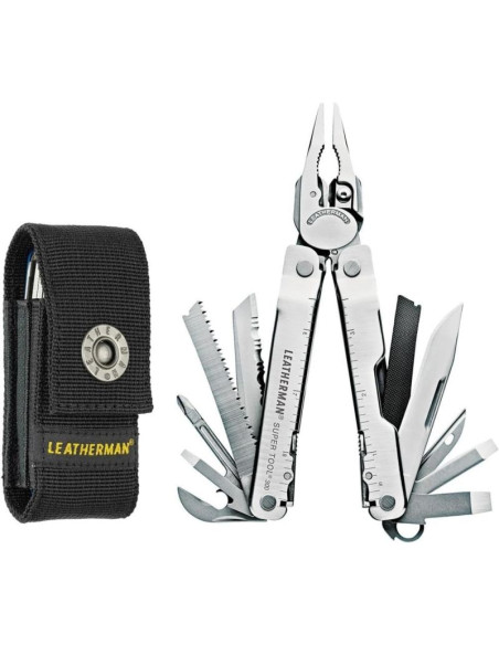 Leatherman super tool 300 szczypce wielofunkcyjne kieszonkowy 19 przyb. stal nierdzewna