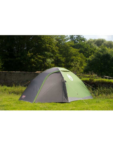 Namiot 3-osobowy coleman darwin 3 - grey/green