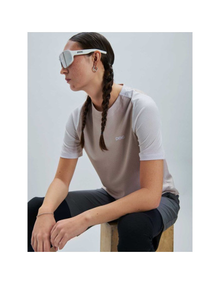 Okulary rowerowe poc aspire biały