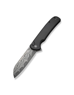 Nóż civivi chevalier ii aluminum black damascus
