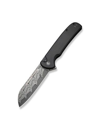 Nóż civivi chevalier ii aluminum black damascus