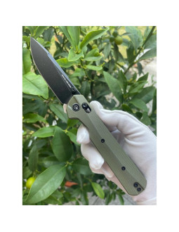 Nóż knivespl the first od green g10 14c28n