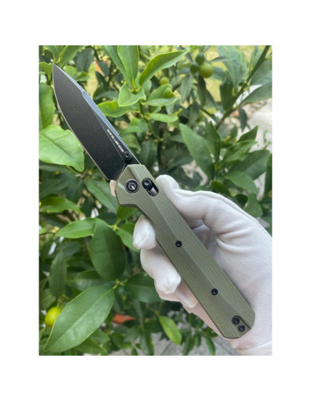 Nóż knivespl the first od green g10 14c28n
