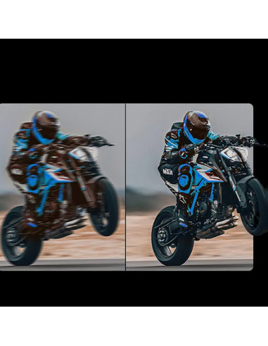 Kamera sportowa akeeyo aky-710s wideorejestrator 4k na kierownicę motocykl - czarna