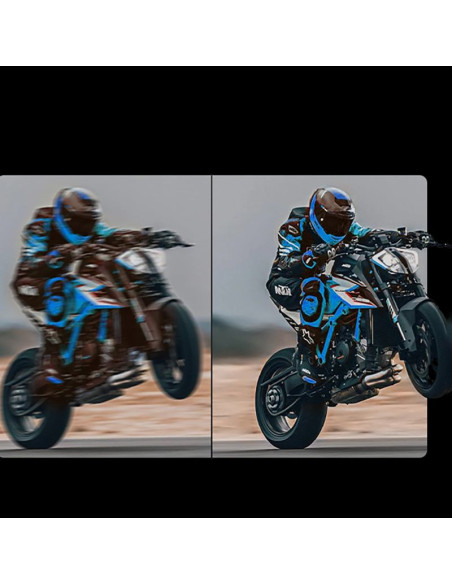 Kamera sportowa akeeyo aky-710s wideorejestrator 4k na kierownicę motocykl - czarna