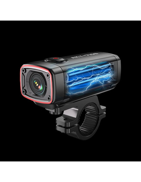 Kamera sportowa akeeyo aky-710s wideorejestrator 4k na kierownicę motocykl - czarna