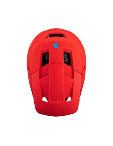 Kask rowerowy typu full face leatt helmet mtb gravity 1.0 v24 rozmiar m, czerwony