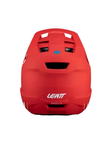 Kask rowerowy typu full face leatt helmet mtb gravity 1.0 v24 rozmiar l, czerwony