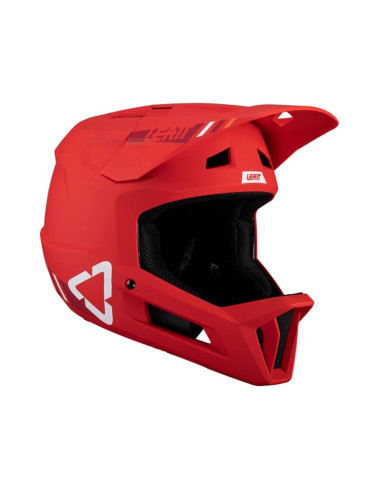 Kask rowerowy typu full face leatt helmet mtb gravity 1.0 v24 rozmiar l, czerwony