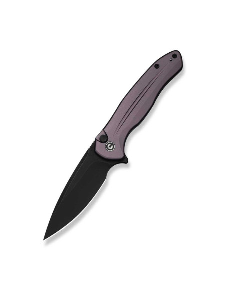 Nóż civivi button lock kitefin purple alu 14c28n