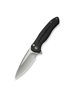 Nóż civivi button lock kitefin black alu 14c28n