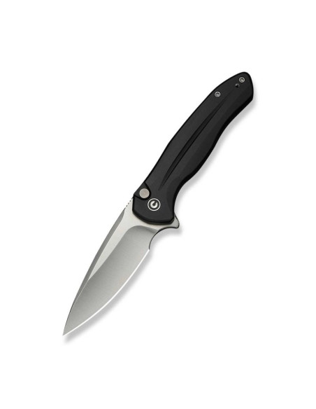 Nóż civivi button lock kitefin black alu 14c28n