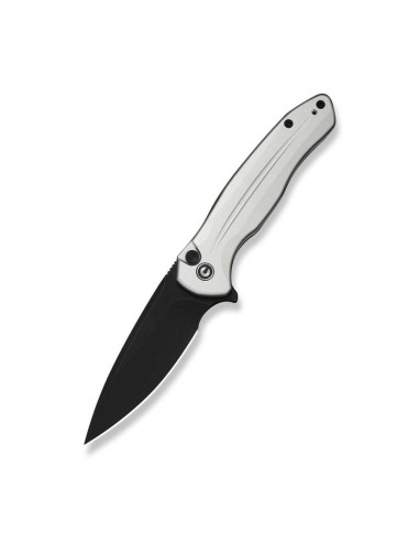 Nóż civivi button lock kitefin silver alu 14c28n