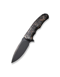 Nóż civivi praxis shredded carbon copper
