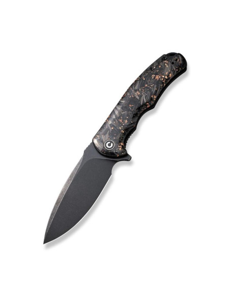 Nóż civivi praxis shredded carbon copper
