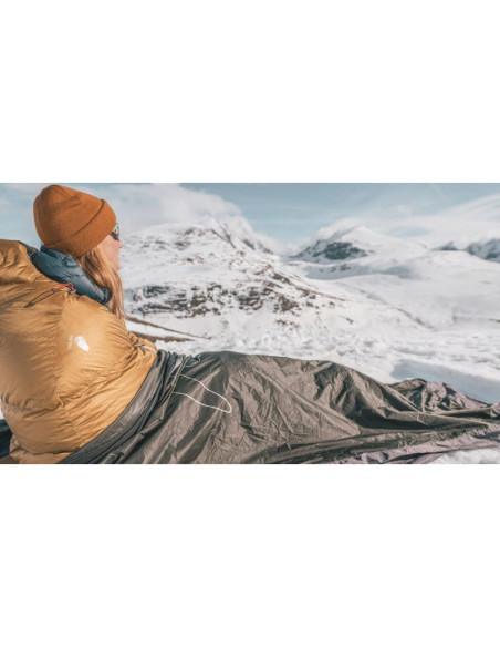 Robens mountain bivvy dorosły śpiwór prostokątny nylon, poliester ciemny zielony