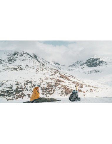 Robens mountain bivvy dorosły śpiwór prostokątny nylon, poliester ciemny zielony