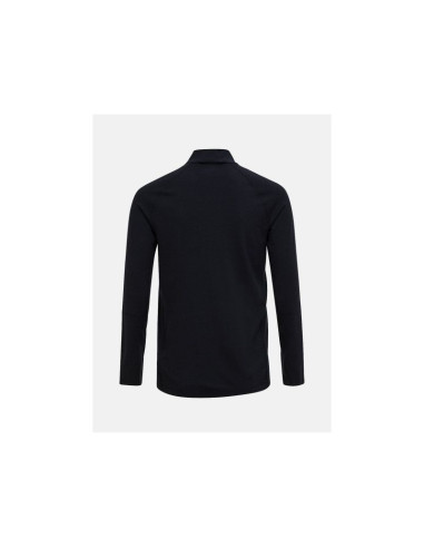 Koszulka termiczna peak performance magic half zip wool-blend baselayer men czarny