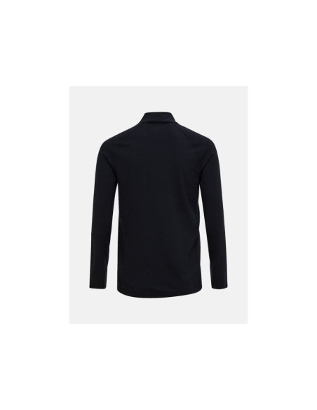 Koszulka termiczna peak performance magic half zip wool-blend baselayer men czarny