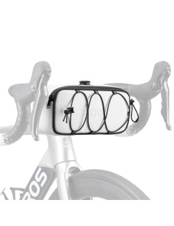 Torba na kierownicę 1,9l rockbros tl001 road to sky wodoodporna – biała