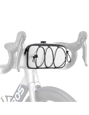 Torba na kierownicę 1,9l rockbros tl001 road to sky wodoodporna – biała