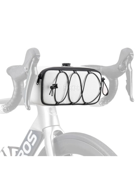 Torba na kierownicę 1,9l rockbros tl001 road to sky wodoodporna – biała