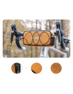 Torba na kierownicę 1,9l rockbros tl001 road to sky wodoodporna – pomarańczowa 2
