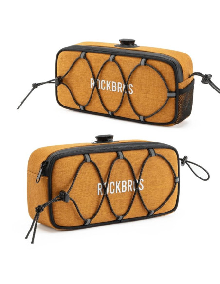 Torba na kierownicę 1,9l rockbros tl001 road to sky wodoodporna – pomarańczowa