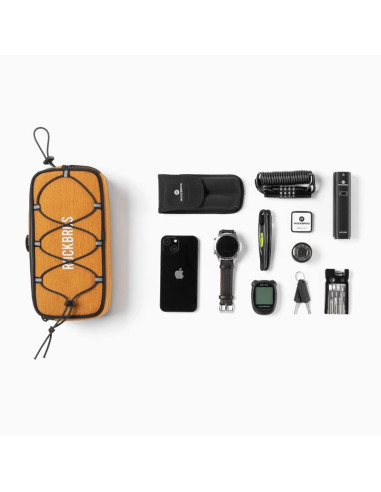 Torba na kierownicę 1,9l rockbros tl001 road to sky wodoodporna – pomarańczowa