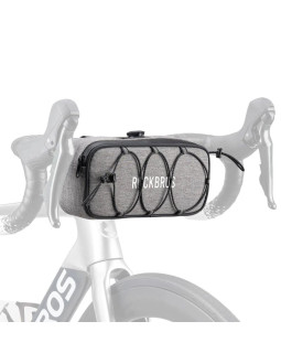 Torba na kierownicę 1,9l rockbros tl001 road to sky wodoodporna – szara