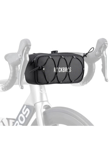 Torba na kierownicę 1,9l rockbros tl001 road to sky wodoodporna – czarna