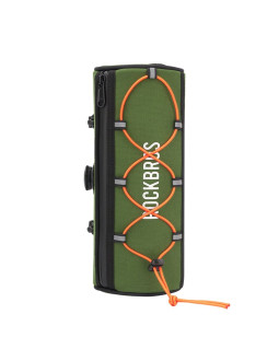 Torba na kierownicę 1,5l rockbros tl002 road to sky wodoodporna – zielona 2