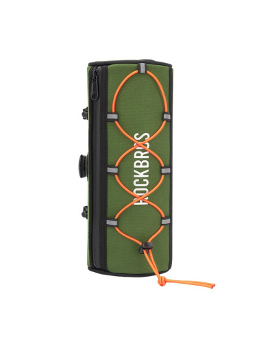 Torba na kierownicę 1,5l rockbros tl002 road to sky wodoodporna – zielona