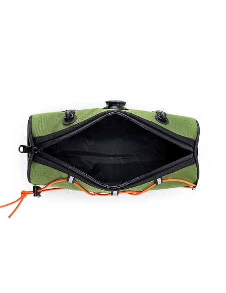 Torba na kierownicę 1,5l rockbros tl002 road to sky wodoodporna – zielona