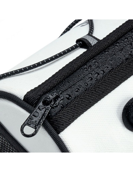 Torba na kierownicę 1,5l rockbros tl002 road to sky wodoodporna – biała